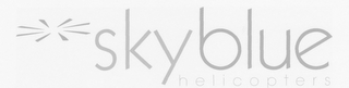 SKY BLUE HELICOPTERS logo
