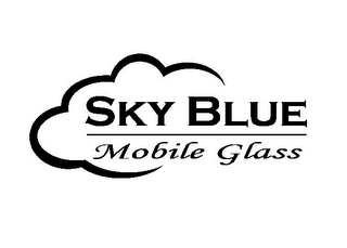 SKY BLUE MOBILE GLASS logo