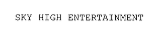 SKY HIGH ENTERTAINMENT logo
