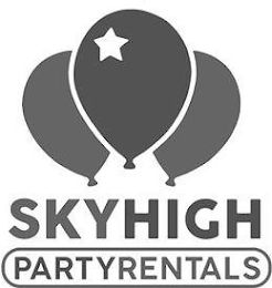 SKY HIGH PARTY RENTALS logo