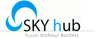 SKY HUB TRAVEL WITHOUT BORDERS logo
