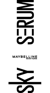 SKY MAYBELLINE NEW YORK SERUM logo