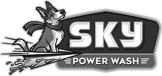 SKY POWER WASH logo