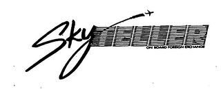 SKY TELLER ON BOARD FOREIGN EXCHANGE logo