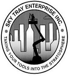 SKY TRAY ENTERPRISE INC. TAKING YOUR TOOLS INTO THE STRATOSPHERE logo