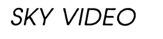 SKY VIDEO logo
