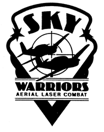 SKY WARRIORS AERIAL LASER COMBAT logo