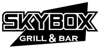 SKYBOX GRILL & BAR logo