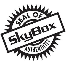 SKYBOX SEAL OF AUTHENTICITY logo