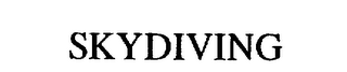 SKYDIVING logo