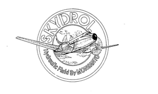 SKYDROL HYDRAULIC FLUID BY MONSANTO logo