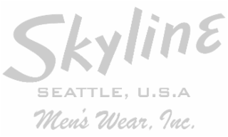 SKYLINE SEATTLE, U.S.A. MEN'S WEAR, INC. logo