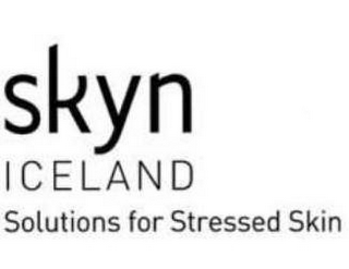 SKYN ICELAND SOLUTIONS FOR STRESSED SKIN logo
