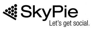 SKYPIE LET'S GET SOCIAL. logo
