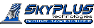 SKYPLUS TECHNOLOGIES EXCELLENCE IN AVIATION SOLUTIONS logo