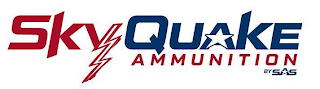 SKYQUAKE AMMUNITION BY SAS logo