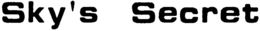 SKY'S SECRET logo