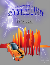 SKY'S THE LIMIT AUTO CLUB EST 2009 N. J logo