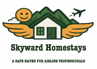 SKYWARD HOMESTAYS A SAFE HAVEN FOR AIRLINE PROFESSIONALS logo