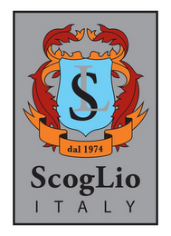 SL DAL 1974 SCOGLIO I T A L Y logo