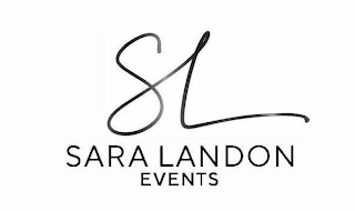 SL SARA LANDON EVENTS logo