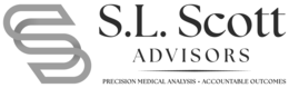 S.L. SCOTT ADVISORS PRECISION MEDICAL ANALYSIS · ACCOUNTABLE OUTCOMES logo