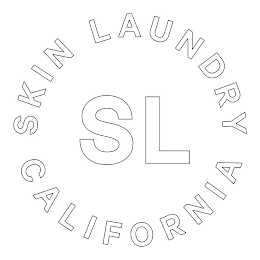 SL SKIN LAUNDRY CALIFORNIA logo