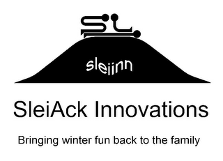 SL SLEIINN SLEIACK INNOVATIONS BRINGING WINTER FUN BACK TO THE FAMILY logo