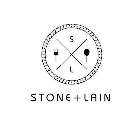 SL X STONE + LAIN logo