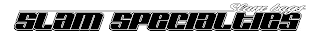 SLAM BAGS SLAM SPECIALTIES logo