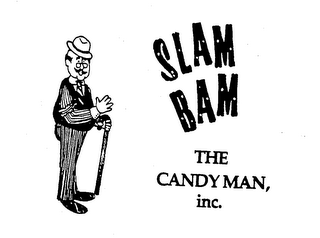 SLAM BAM THE CANDYMAN, INC. logo