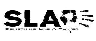 SLAP SOMETHING LIKE A PLAYER BY JD logo