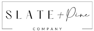 SLATE + PINE COMPANY logo
