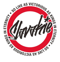 SLAVAKIE SO LIVE AS VICTORIOUS AS KINGS IN ETERNITY SO LIVE AS VICTORIOUS AS KINGS IN ETERNITY logo