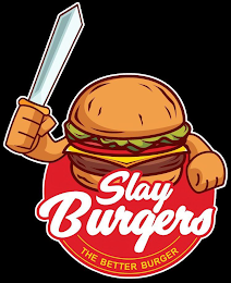 SLAY BURGERS THE BETTER BURGER logo