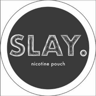 SLAY. NICOTINE POUCH logo
