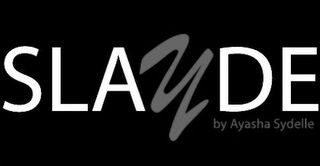 SLAYDE BY AYASHA SYDELLE logo