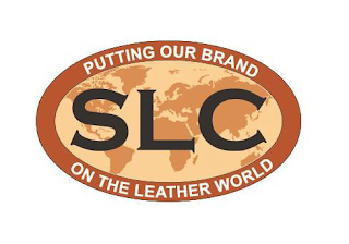 SLC PUTTING OUR BRAND ON THE LEATHER WORLD logo