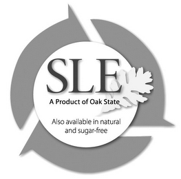 SLE A PRODUCT OF OAK STATE ALSO AVAILABLE IN NATURAL AND SUGAR-FREE logo