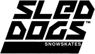 SLED DOGS SNOWSKATES logo
