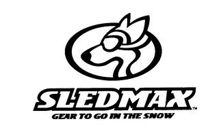 SLEDMAX GEAR TO GO IN THE SNOW logo