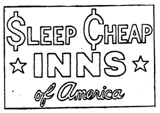 SLEEP CHEAP INNS OF AMERICA logo