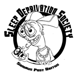 SLEEP DEPRIVATION SOCIETY SOMNUS POST OBITUS logo