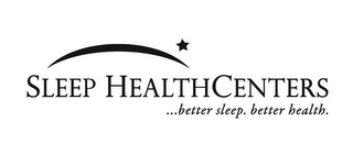 SLEEP HEALTHCENTERS ...BETTER SLEEP.BETTER HEALTH. logo