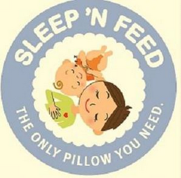 SLEEP 'N FEED THE ONLY PILLOW YOU NEED logo