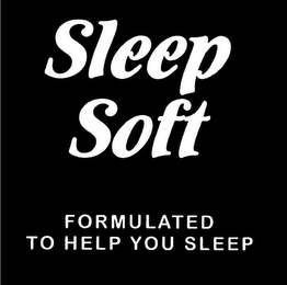 SLEEP SOFT FORMULATED TO HELP YOU SLEEP logo