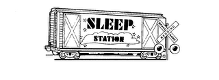 SLEEP STATION BRAND NAME BEDDING logo