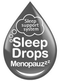 SLEEP SUPPORT SYSTEM SLEEP DROPS MENOPAUZZZ logo