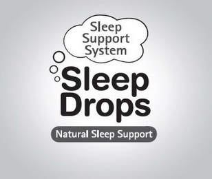 SLEEP SUPPORT SYSTEM SLEEP DROPS NATURAL SLEEP SUPPORT logo