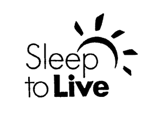 SLEEP TO LIVE logo